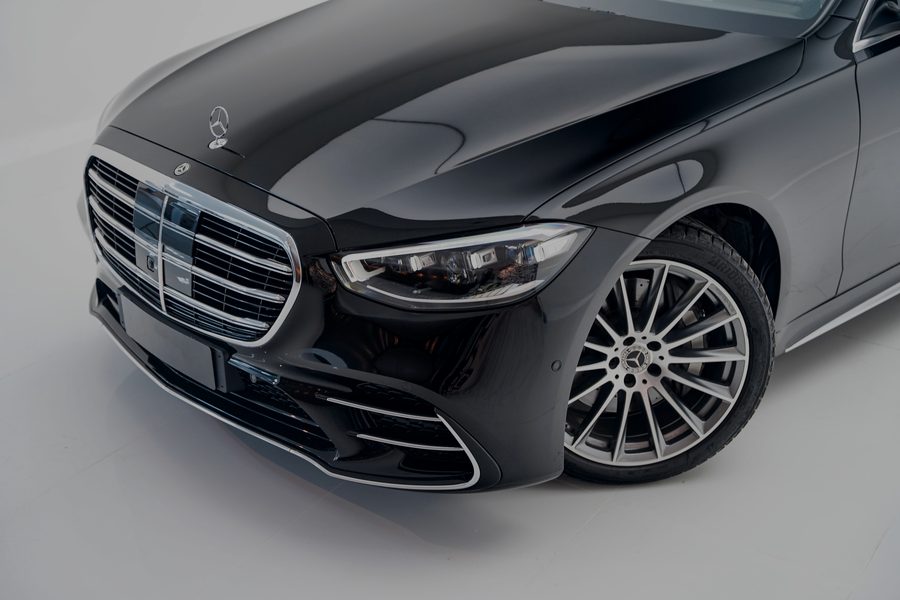 Executive Sedan — black luxury vehicle, front view